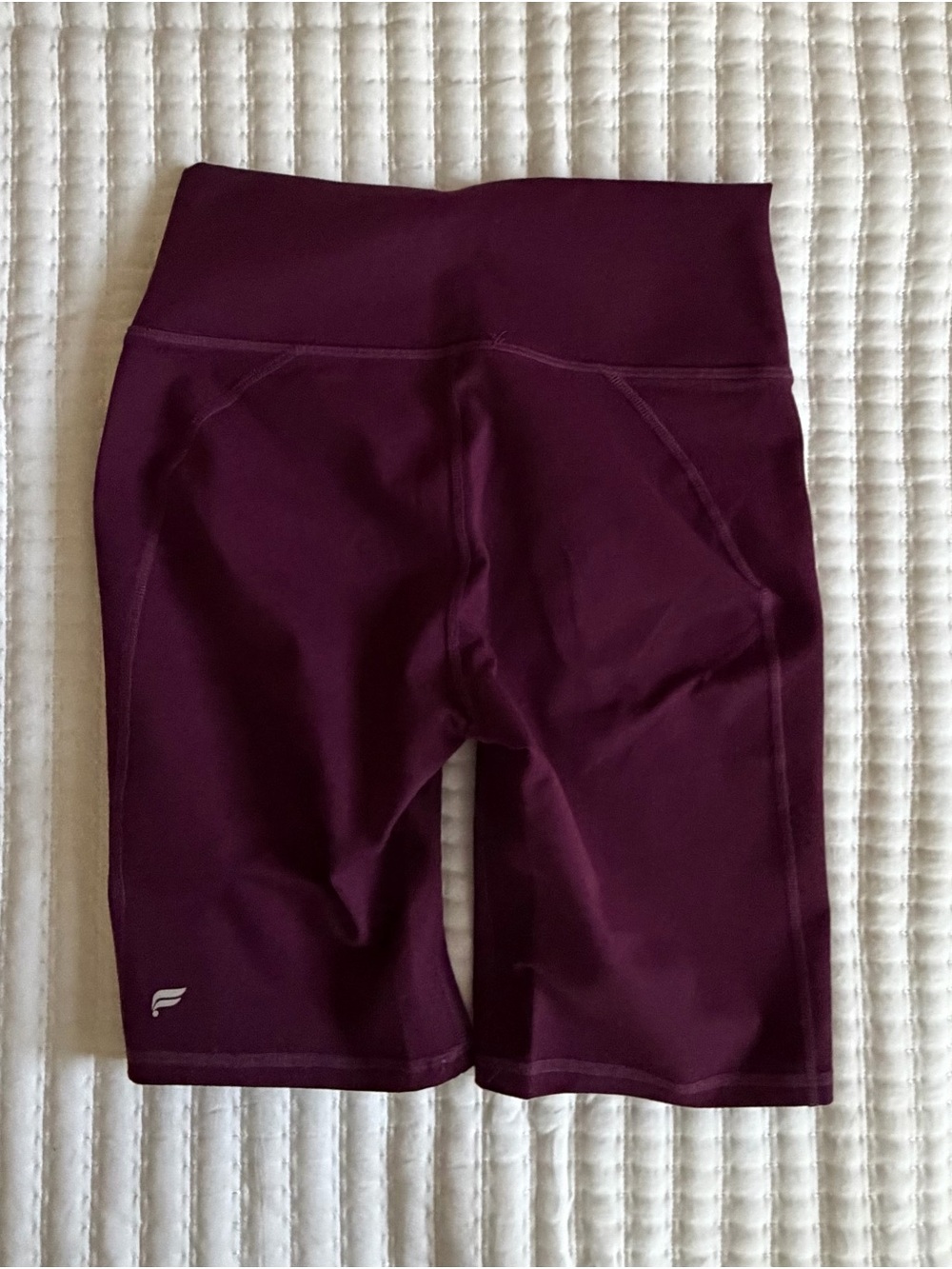 Fabletics Women's High-Waist Burgundy Active Shorts NWT Small